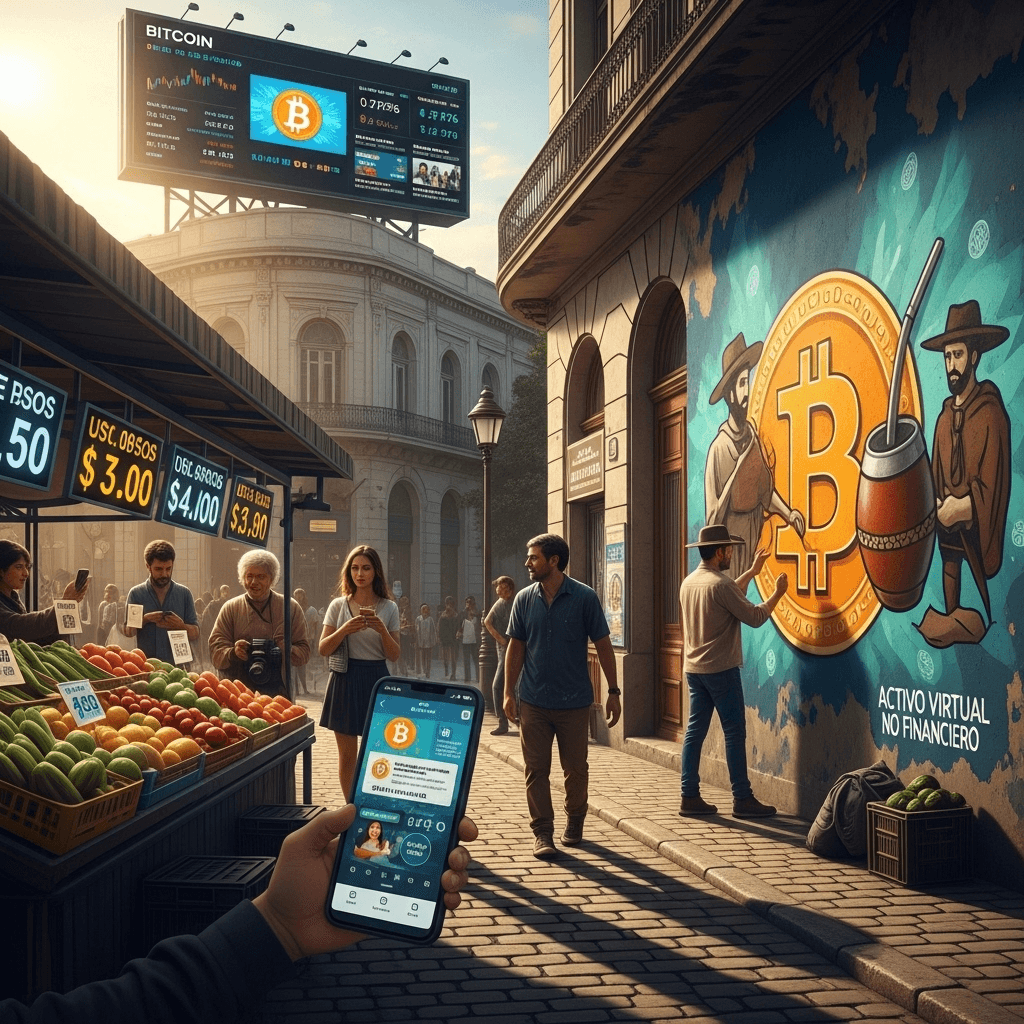Uruguay clasifica Bitcoin como activo virtual no financiero