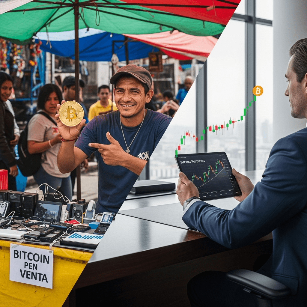 Instituciones acaparan Bitcoin mientras minoristas liquidan sus activos