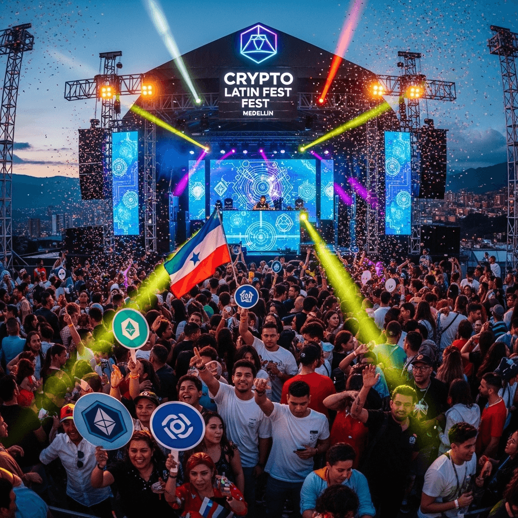 Cripto Latin Fest 2025: Éxito rotundo en Medellín con 6000 asistentes