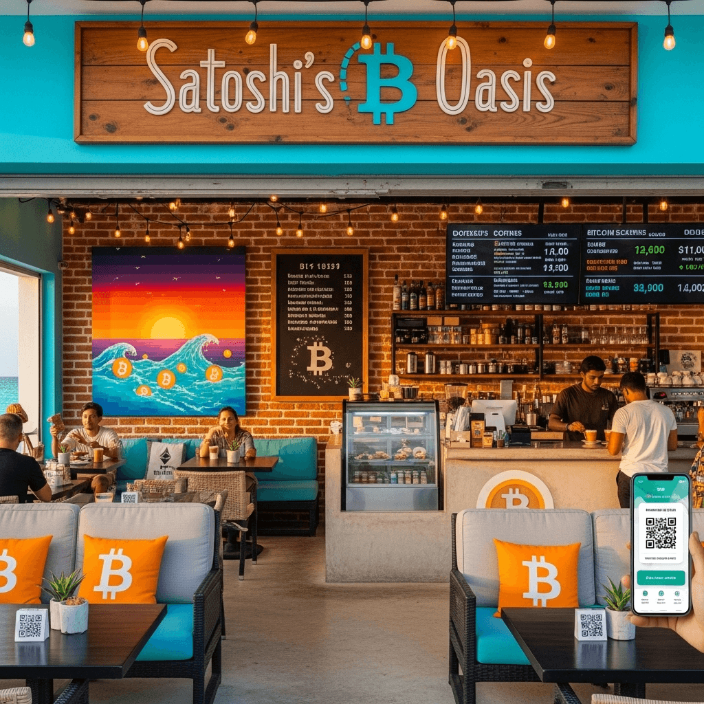 Isla Mujeres Se Suma a la Adopcion de Bitcoin con Cafe