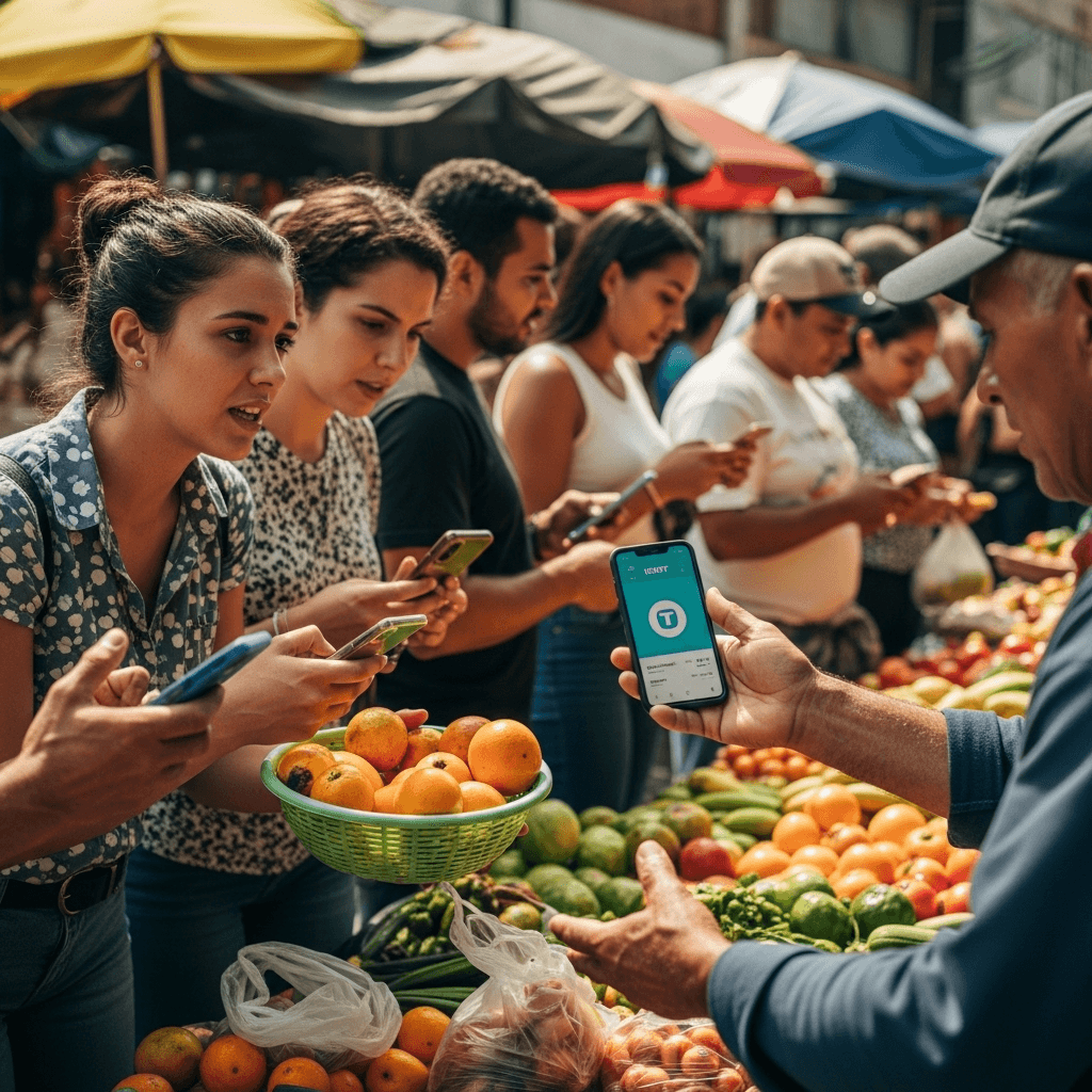 Creciente adopcion de USDT en Venezuela ante crisis economica