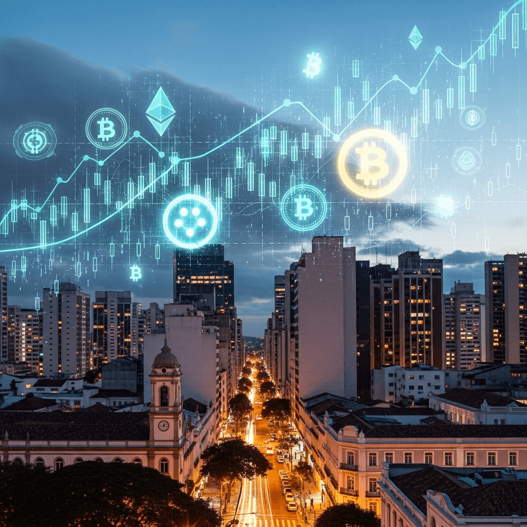 Brasil destaca en inversiones en ETFs cripto durante caída global