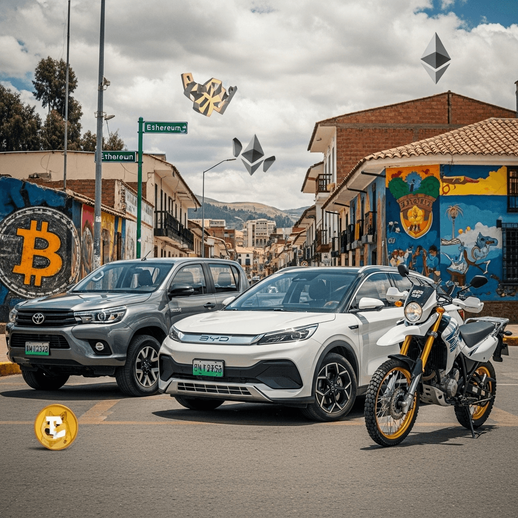 Toyota y Yamaha aceptan USDT en pagos en Bolivia