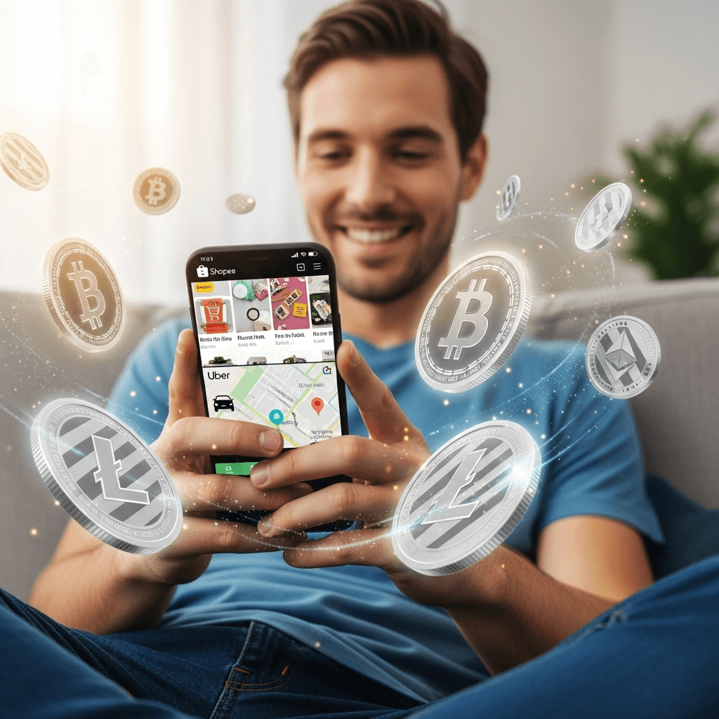 EBANX integra stablecoins para pagos en Shopee y Uber
