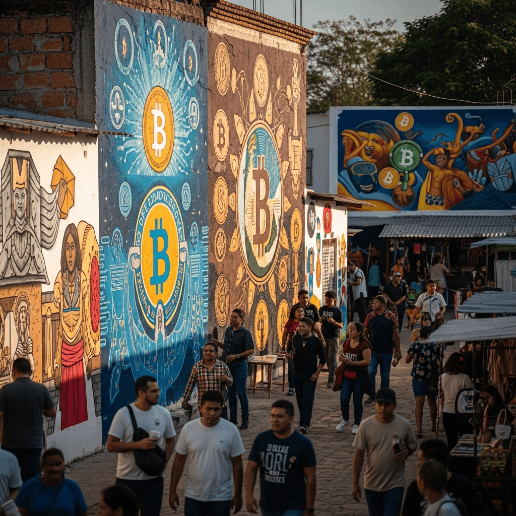 Berlín, El Salvador, presenta un museo de murales de Bitcoin