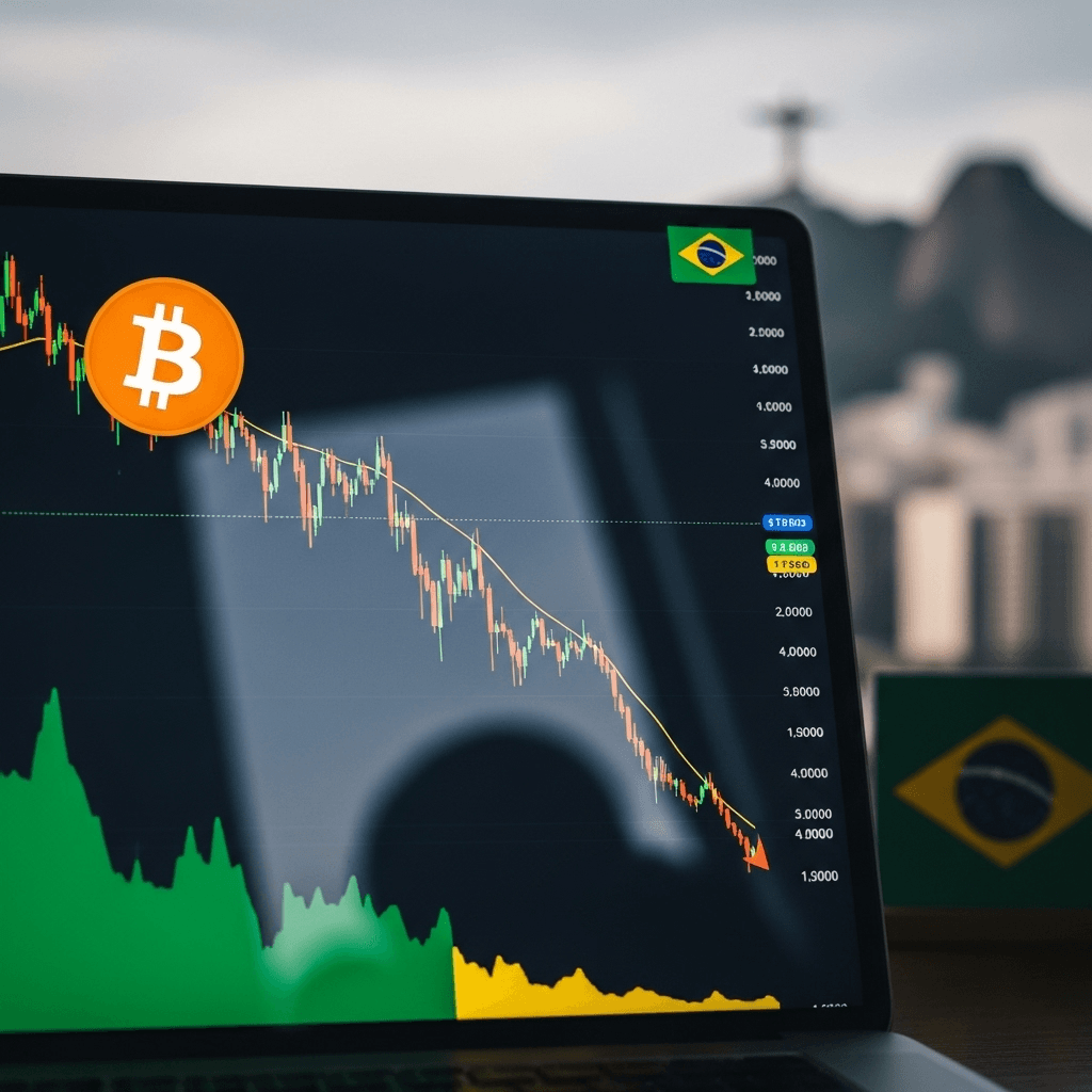 Mercado cripto en Crisis: Bitcoin cae mientras Brasil rechaza impuestos