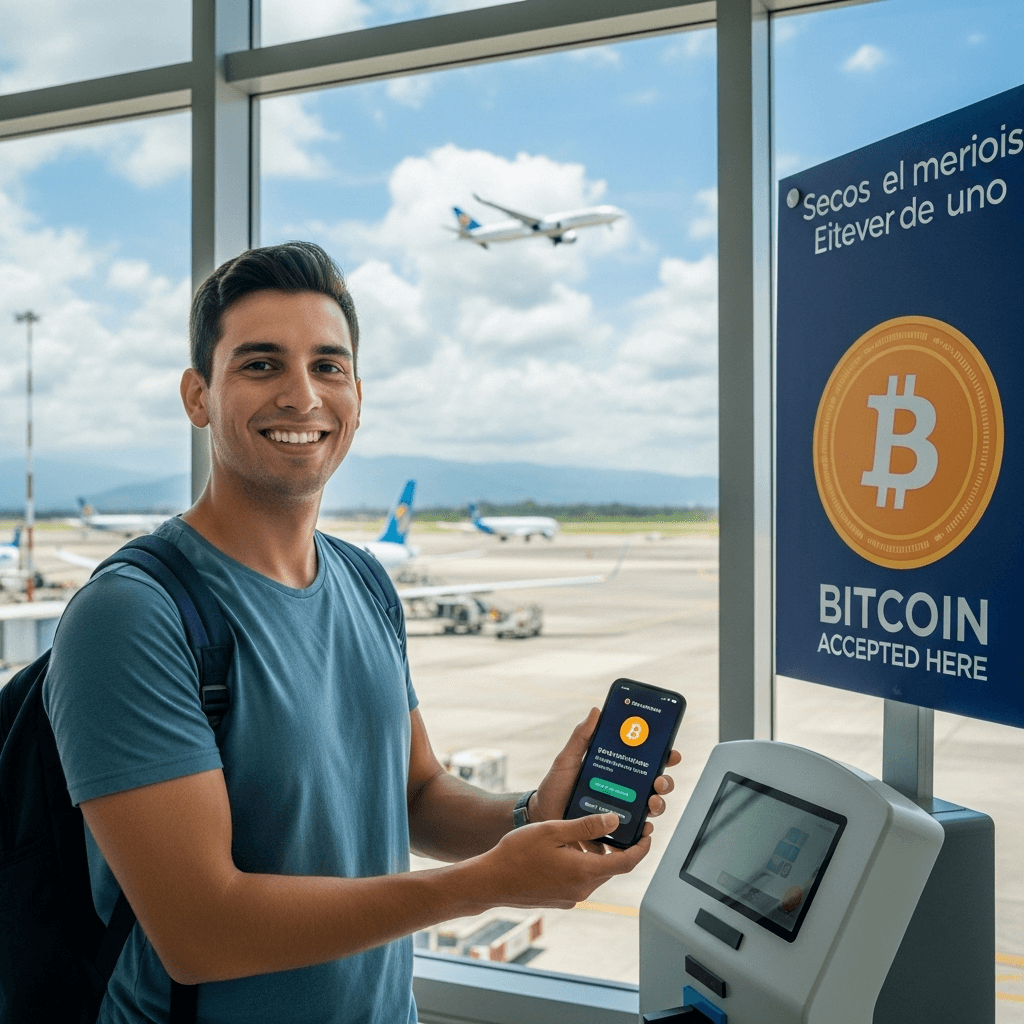 Bitcoin Travel: Vuelos internacionales 100% pagados con Bitcoin en El Salvador