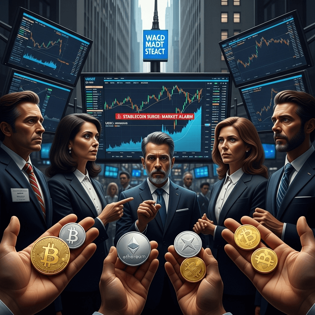 La inquietante veloz adopcion de stablecoins preocupa a Wall Street