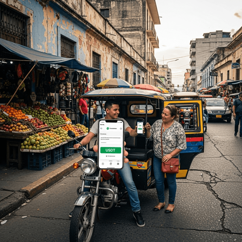 USDT en Venezuela: Mototaxis y la Revolucion Economica
