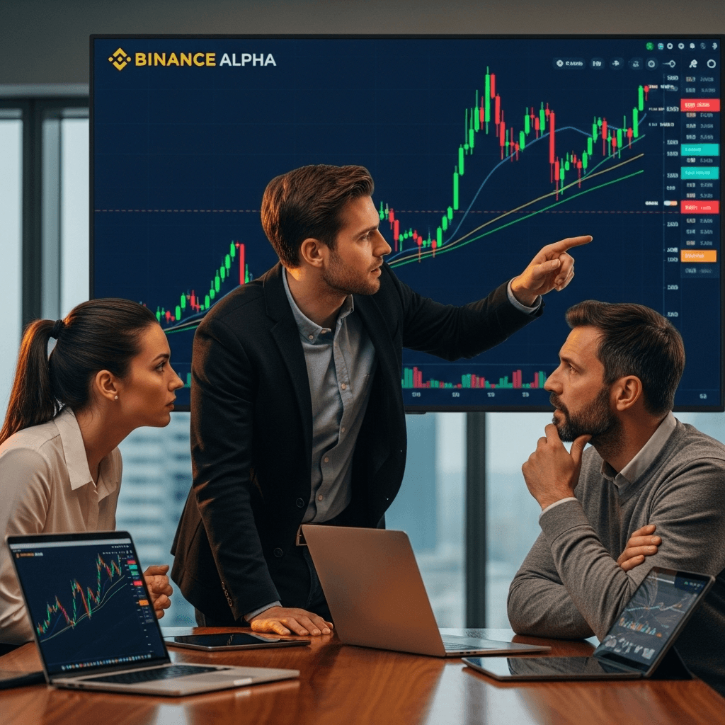 Aumento del trading de criptomonedas en Binance Alpha 2025