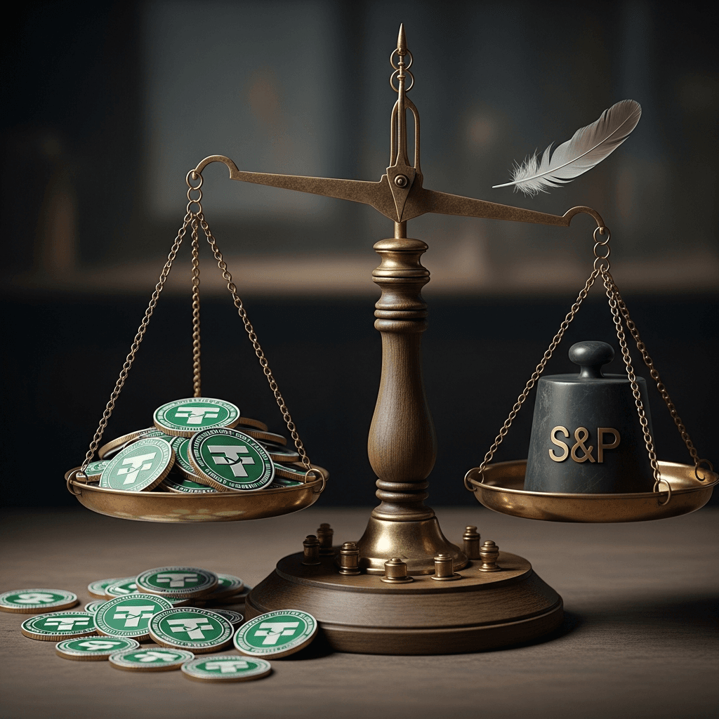 S&P degrada USDT, despierta preocupaciones sobre su solidez