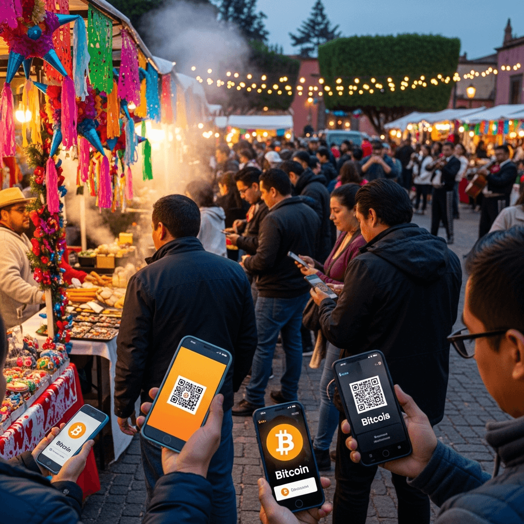 Bazar Navideño en México: Bitcoin Como Forma de Pago Principal