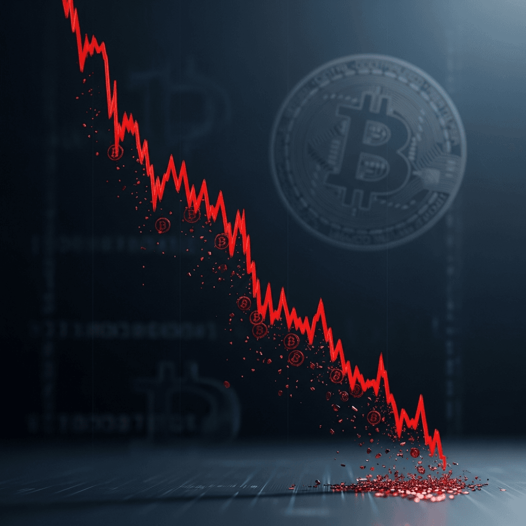 Caida Histórica del Interés Abierto en Bitcoin a $44,000 Millones