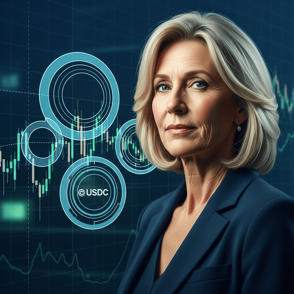 Cathie Wood Invierte en Circle ante caida del mercado cripto
