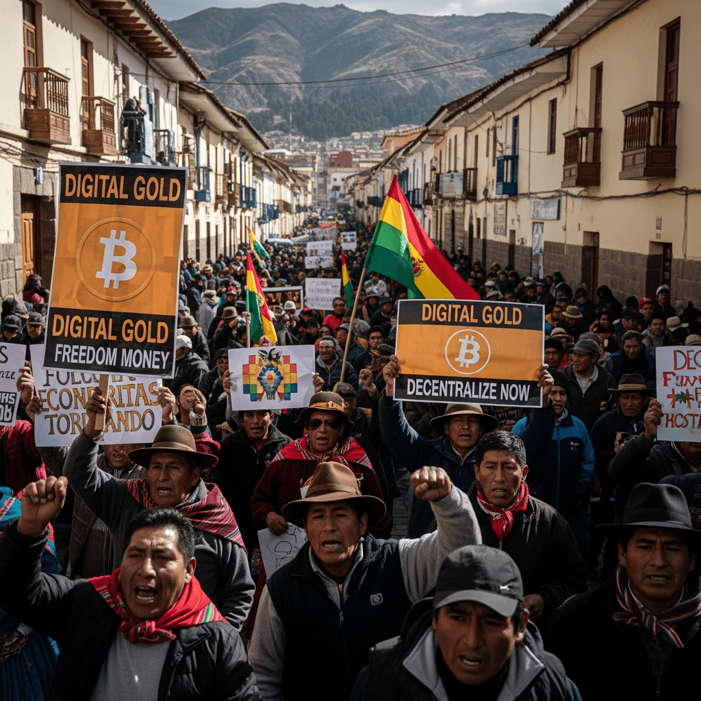 Protestas en Bolivia suspenden la celebracion del Bitcoin Pizza Day