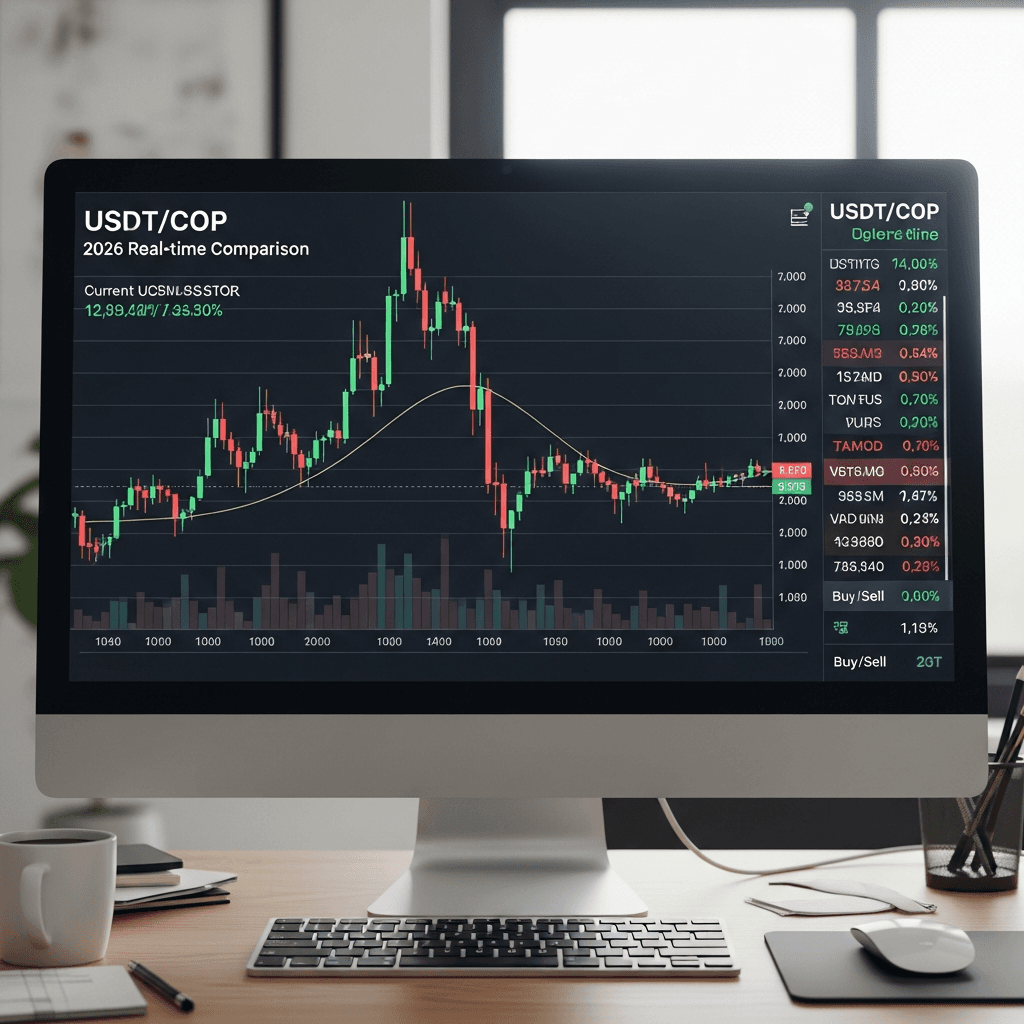 Variacion del Precio del USDT en Colombia: Febrero 2026