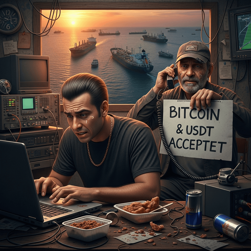 Estafas en el estrecho de Ormuz implican criptomonedas como Bitcoin