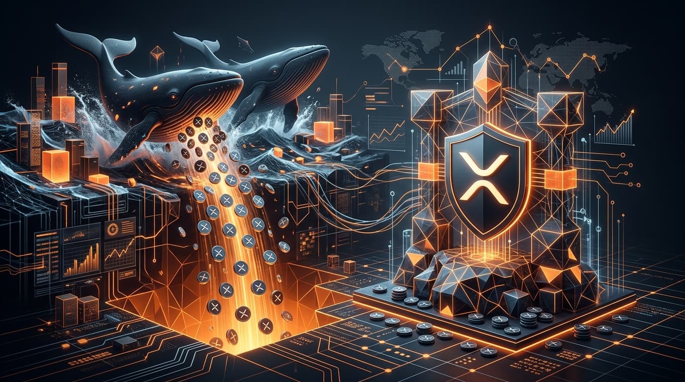 Ballenas venden 500 millones de dolares en XRP y el precio resiste
