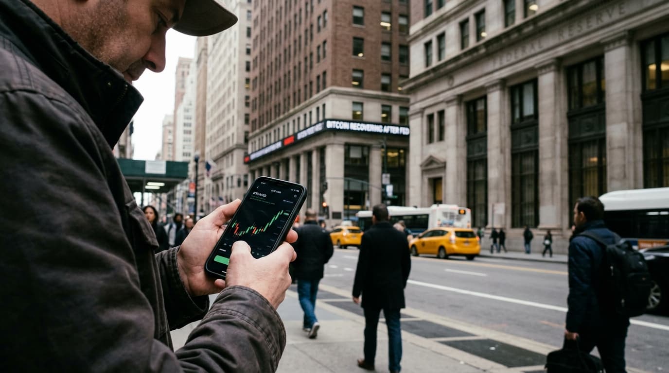 Bitcoin recuperó terreno tras la decisión de tasas de la Fed en EEUU